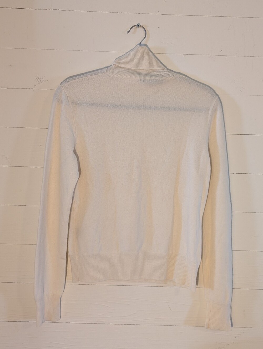 Ralph Lauren Cream Cashmere Turtleneck Sweater Ladies XL